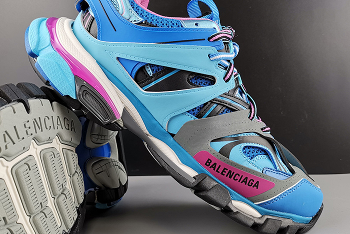 Ba*len*cia*ga track runners blue 542436w1gb54162